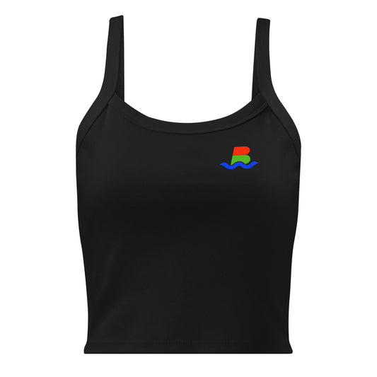 BW Logo Micro-Rib Tank Top